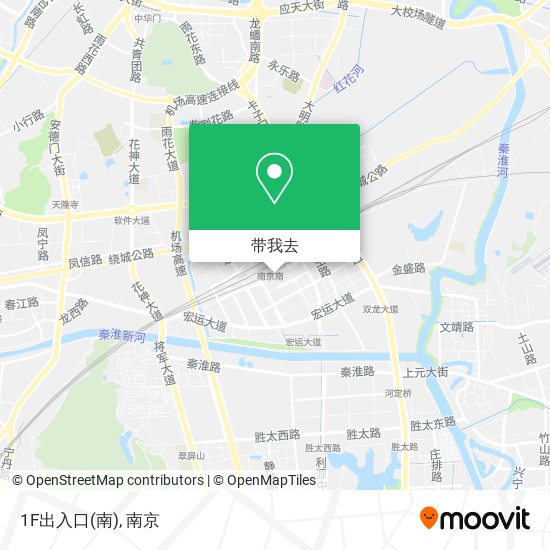 1F出入口(南)地图