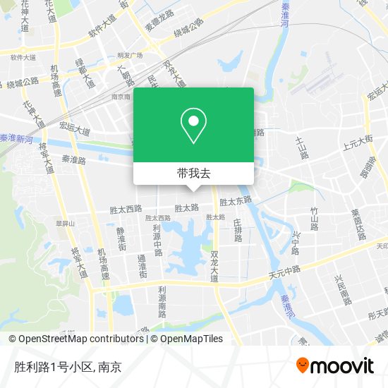 胜利路1号小区地图