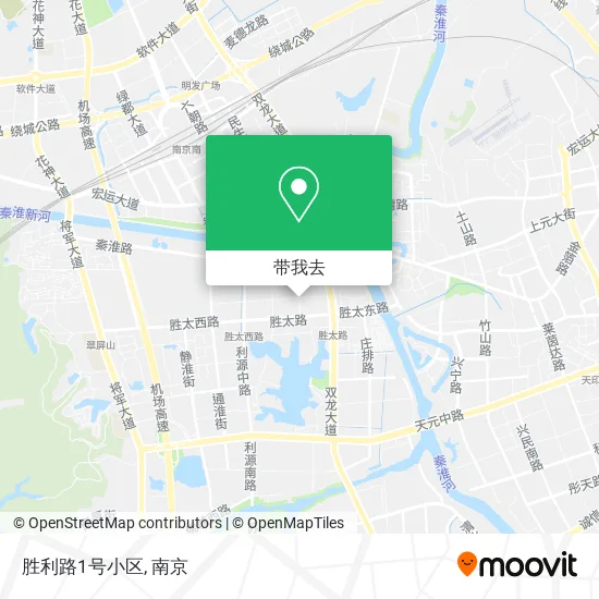 胜利路1号小区地图