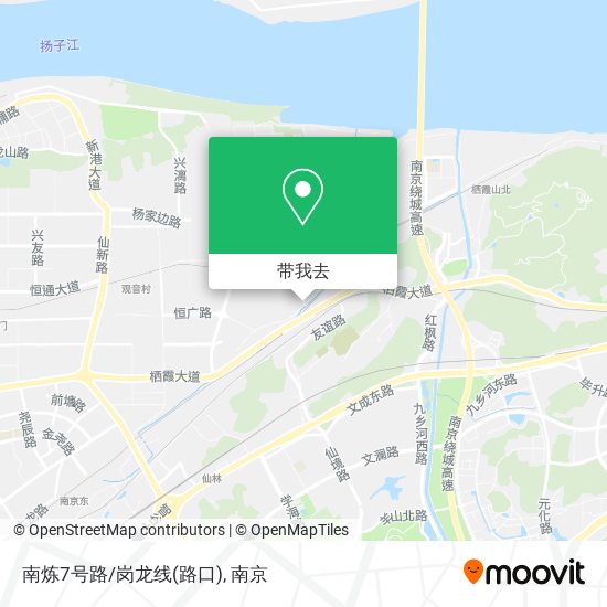 南炼7号路/岗龙线(路口)地图