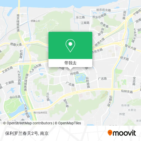 保利罗兰春天2号地图