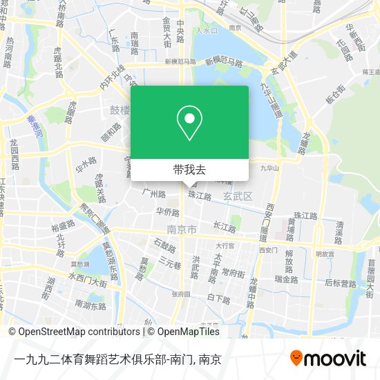 一九九二体育舞蹈艺术俱乐部-南门地图