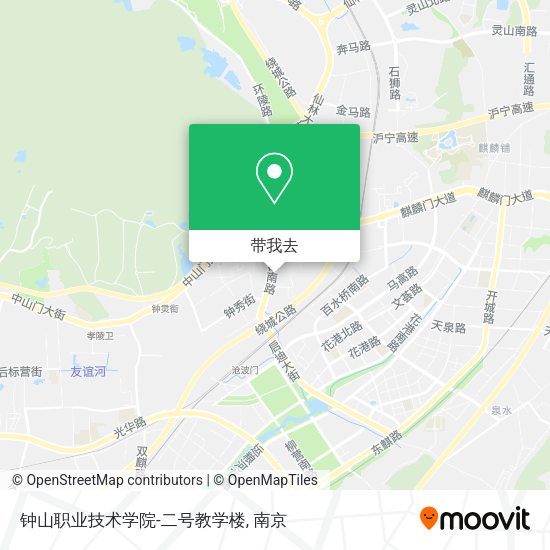 钟山职业技术学院-二号教学楼地图