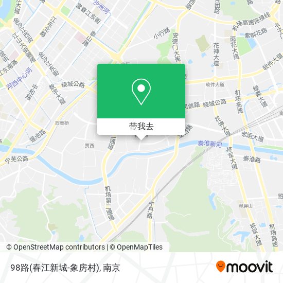98路(春江新城-象房村)地图