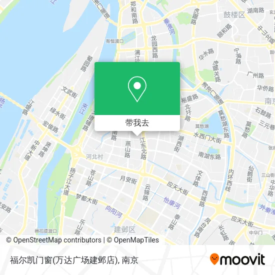福尔凯门窗(万达广场建邺店)地图
