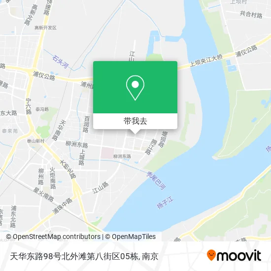 天华东路98号北外滩第八街区05栋地图