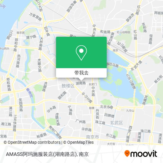 AMASS阿玛施服装店(湖南路店)地图