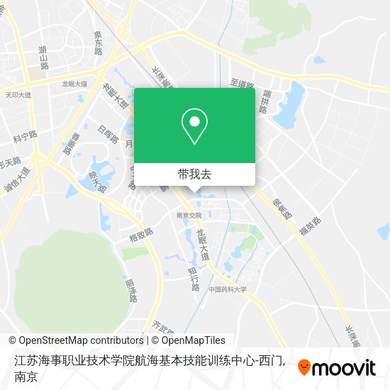 江苏海事职业技术学院航海基本技能训练中心-西门地图