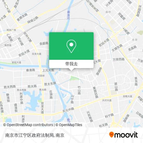 南京市江宁区政府法制局地图