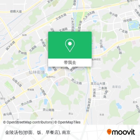 金陵汤包(炒面、饭、早餐店)地图