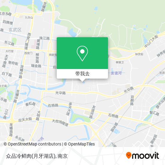 众品冷鲜肉(月牙湖店)地图