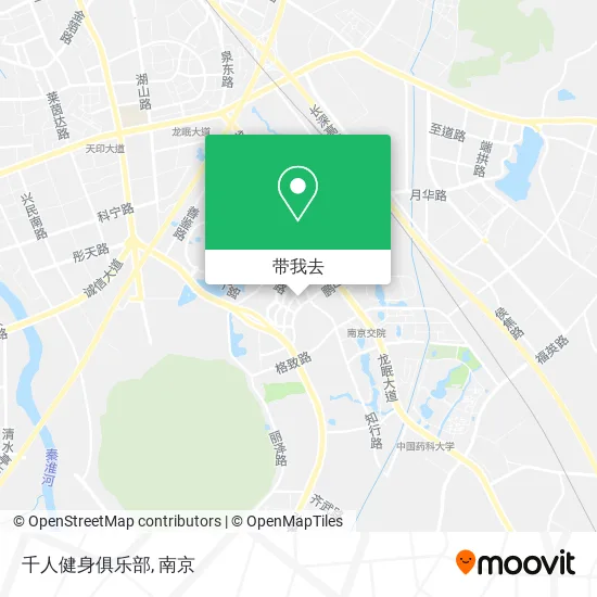 千人健身俱乐部地图