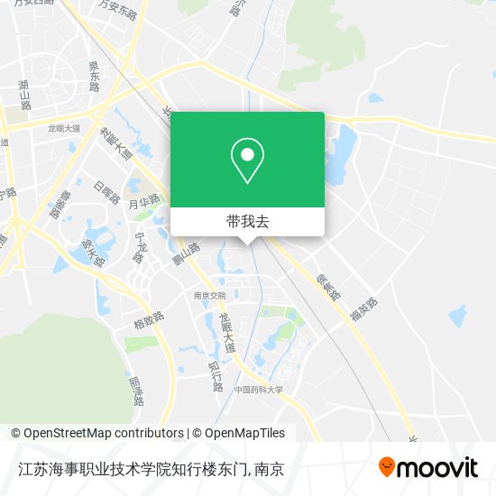 江苏海事职业技术学院知行楼东门地图