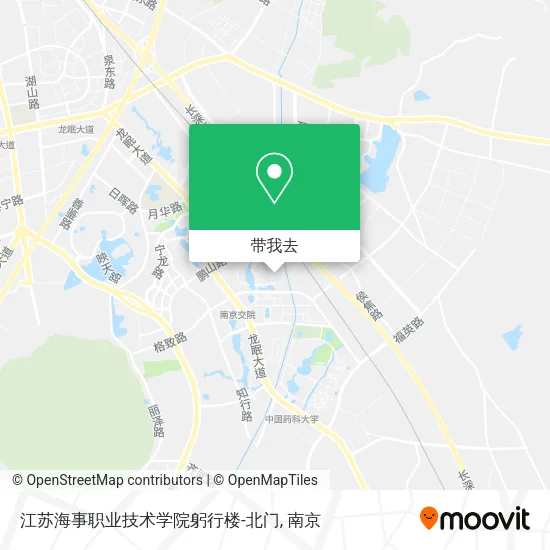 江苏海事职业技术学院躬行楼-北门地图