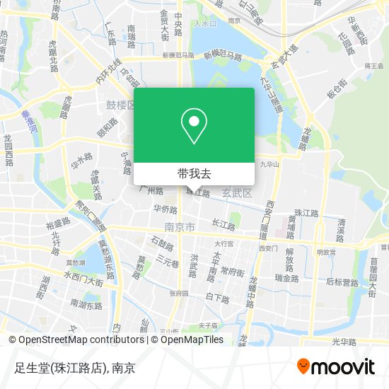 足生堂(珠江路店)地图