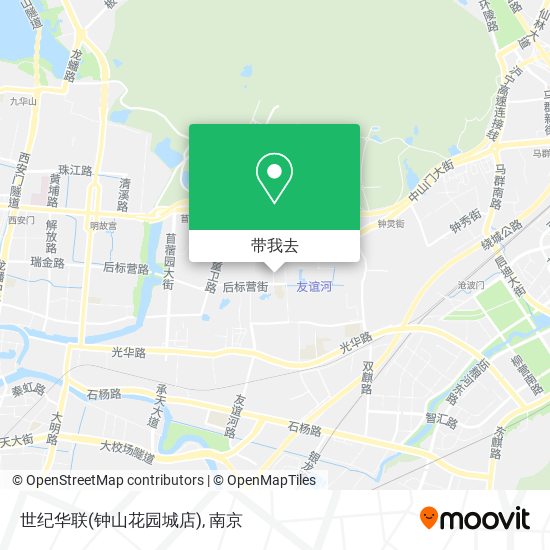 世纪华联(钟山花园城店)地图