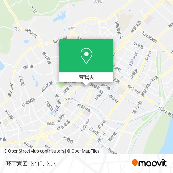 环宇家园-南1门地图