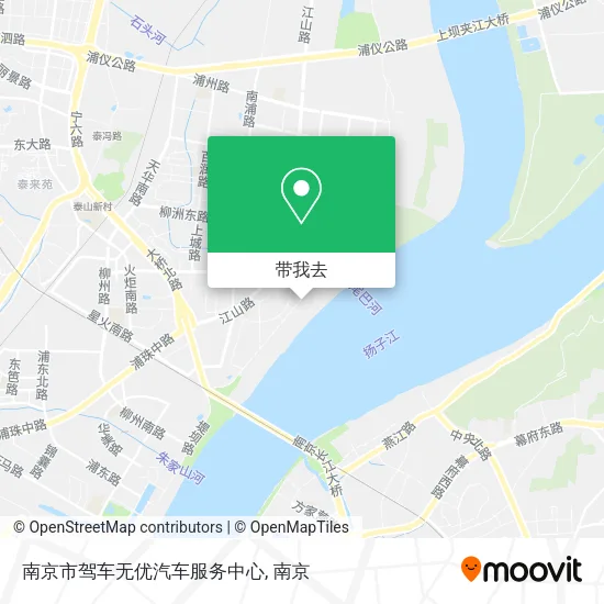 南京市驾车无优汽车服务中心地图
