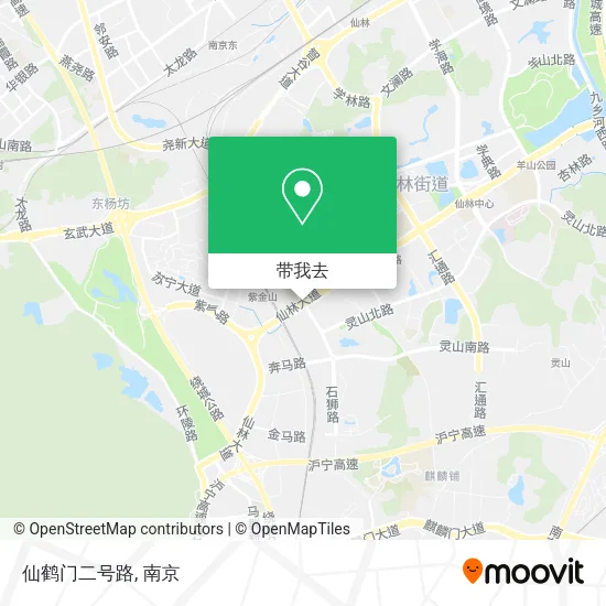 仙鹤门二号路地图