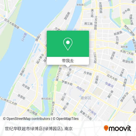 世纪华联超市绿博店(绿博园店)地图