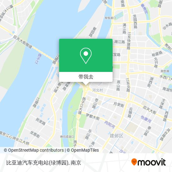 比亚迪汽车充电站(绿博园)地图