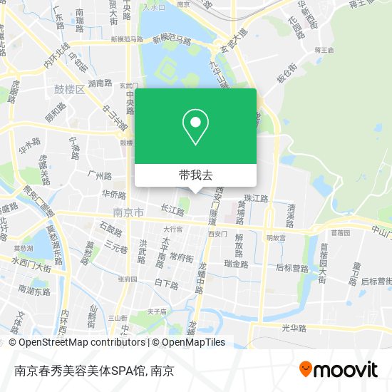 南京春秀美容美体SPA馆地图