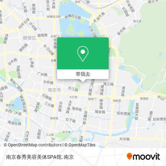 南京春秀美容美体SPA馆地图