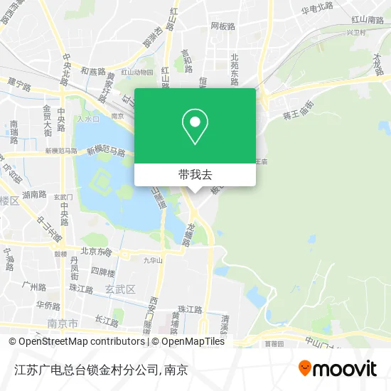 江苏广电总台锁金村分公司地图