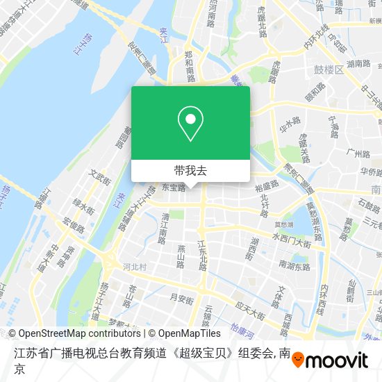 江苏省广播电视总台教育频道《超级宝贝》组委会地图