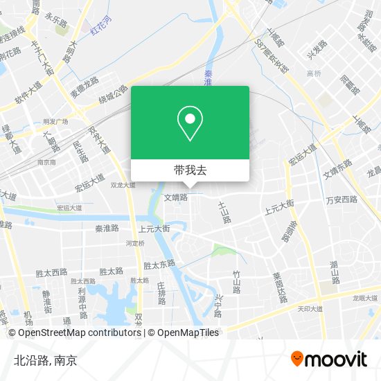 北沿路地图