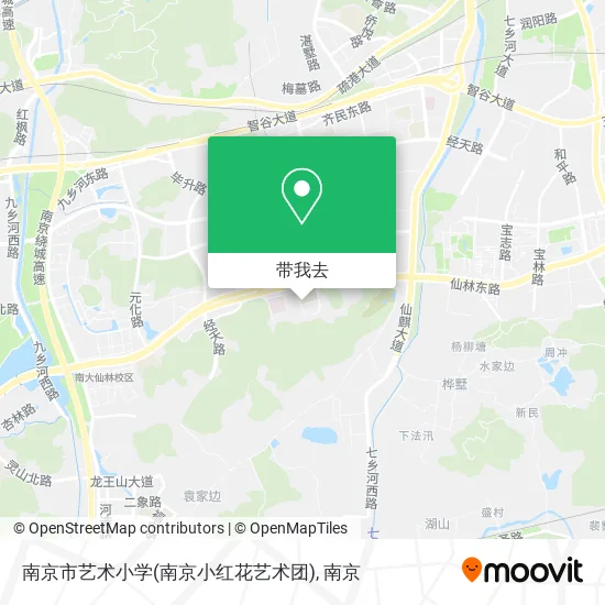 南京市艺术小学(南京小红花艺术团)地图