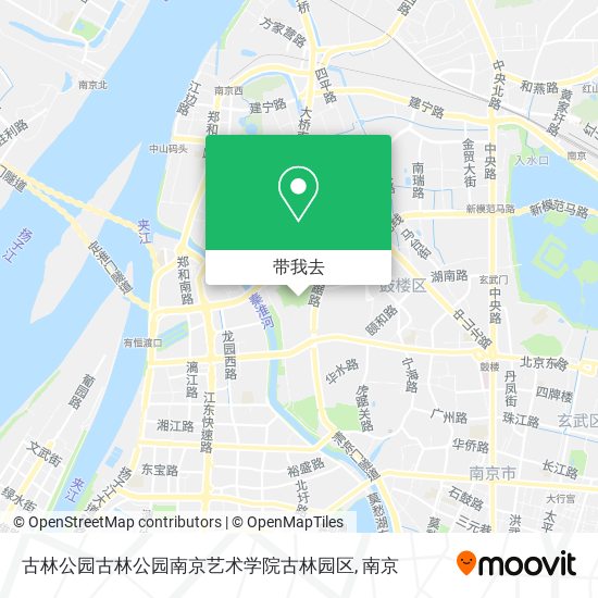 古林公园古林公园南京艺术学院古林园区地图