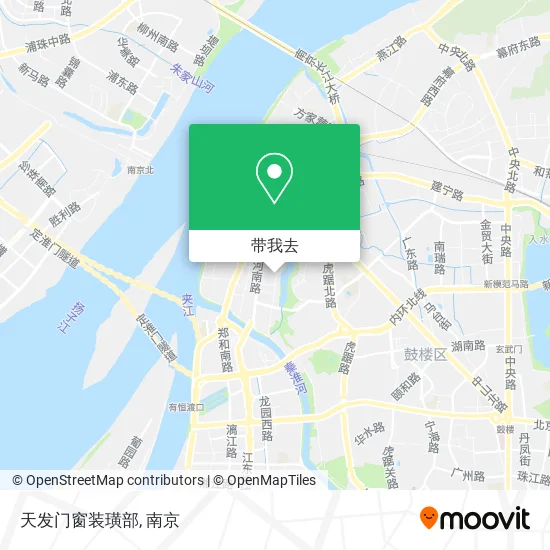 天发门窗装璜部地图