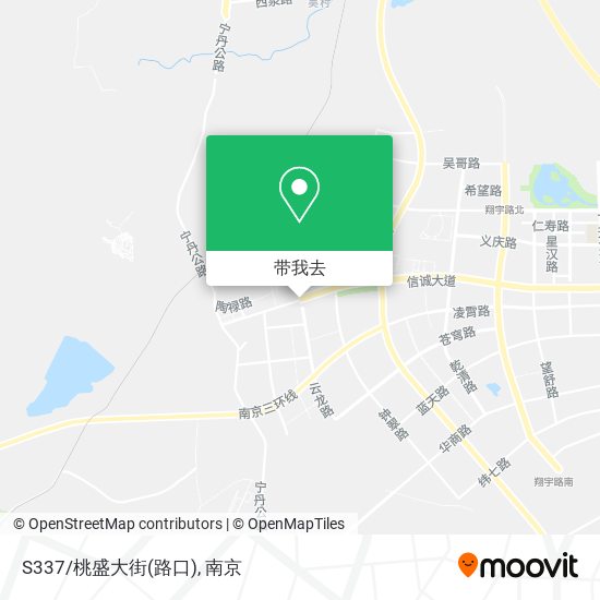 S337/桃盛大街(路口)地图