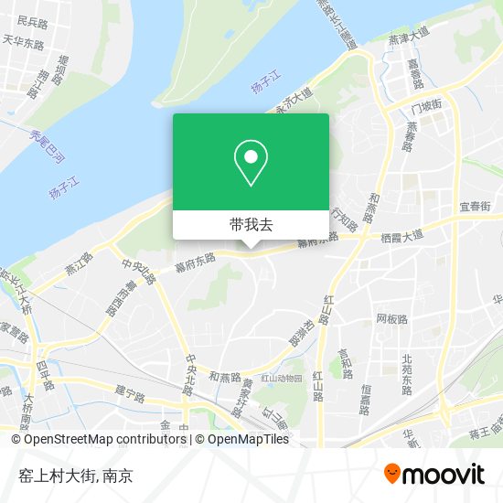 窑上村大街地图