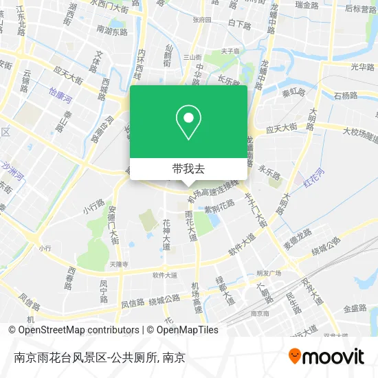 南京雨花台风景区-公共厕所地图