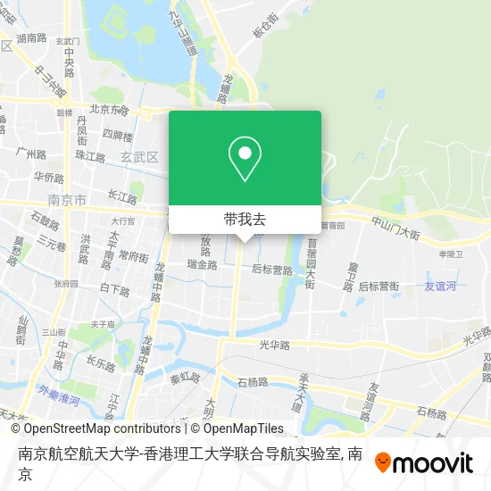 南京航空航天大学-香港理工大学联合导航实验室地图