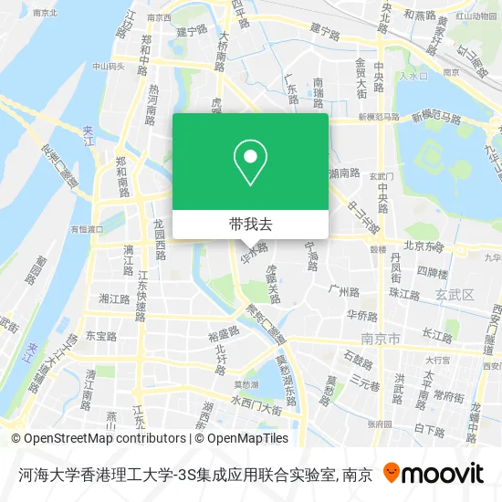 河海大学香港理工大学-3S集成应用联合实验室地图