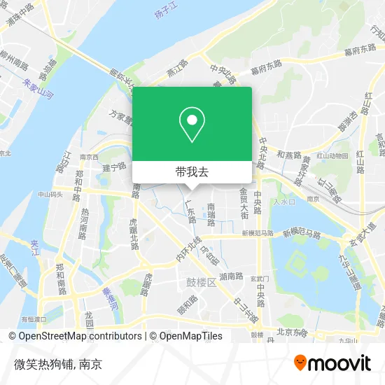 微笑热狗铺地图