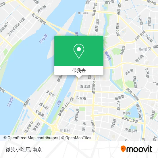 微笑小吃店地图