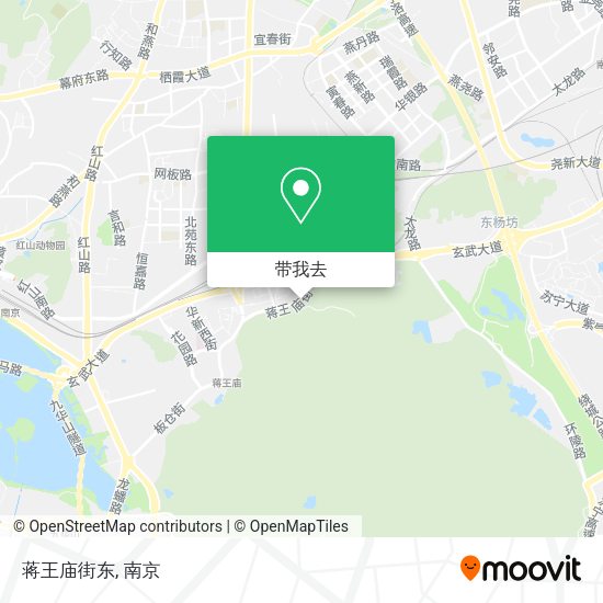蒋王庙街东地图
