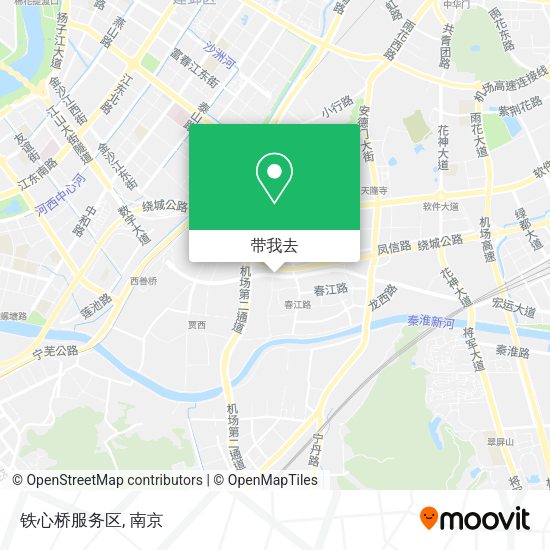铁心桥服务区地图
