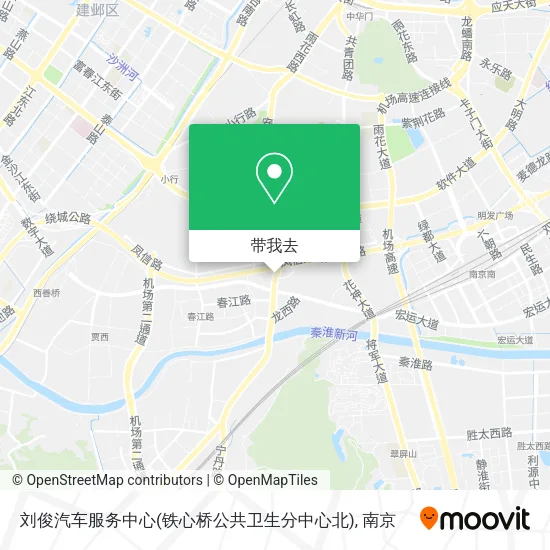 刘俊汽车服务中心(铁心桥公共卫生分中心北)地图