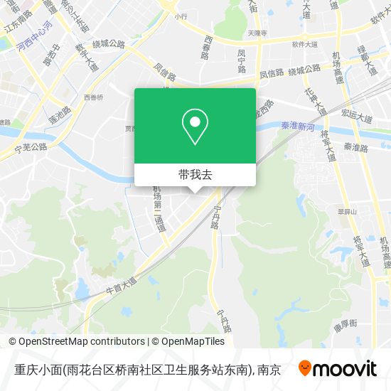重庆小面(雨花台区桥南社区卫生服务站东南)地图