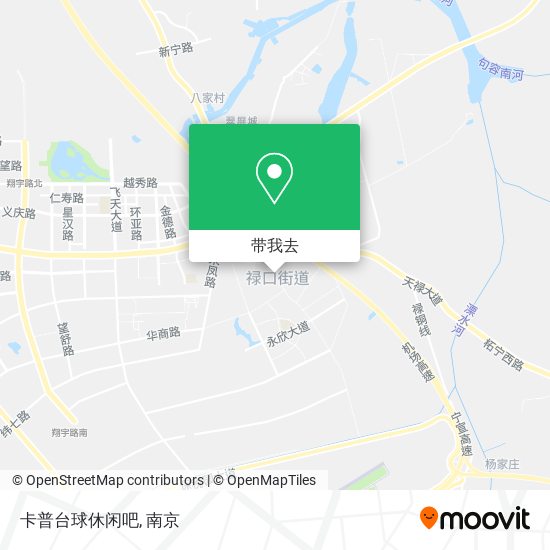 卡普台球休闲吧地图