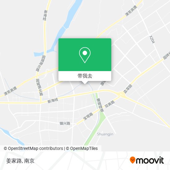 姜家路地图