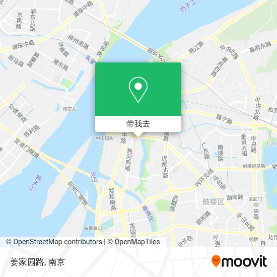 姜家园路地图
