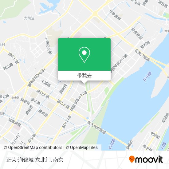 正荣·润锦城-东北门地图