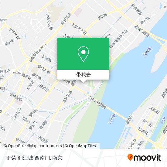 正荣·润江城-西南门地图