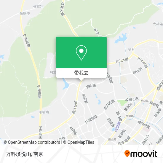 万科璞悦山地图